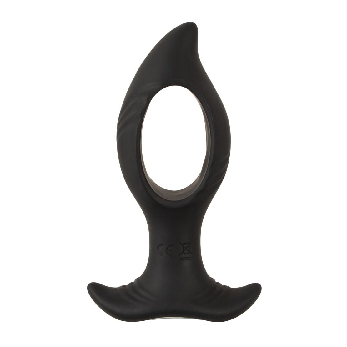 PLUG ANALE CON FORO CENTRALE VIBRANTE SEX TOY...