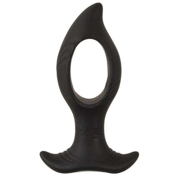 PLUG ANALE CON FORO CENTRALE VIBRANTE SEX TOY WIRELESS ANOS