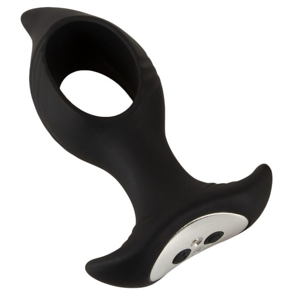 PLUG ANALE CON FORO CENTRALE VIBRANTE SEX TOY WIRELESS ANOS