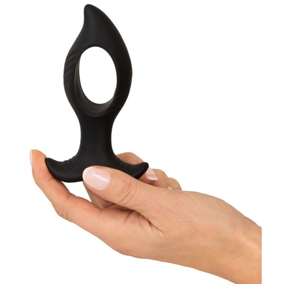 PLUG ANALE CON FORO CENTRALE VIBRANTE SEX TOY WIRELESS ANOS