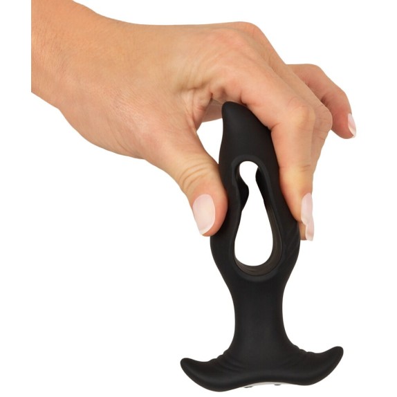 PLUG ANALE CON FORO CENTRALE VIBRANTE SEX TOY WIRELESS ANOS