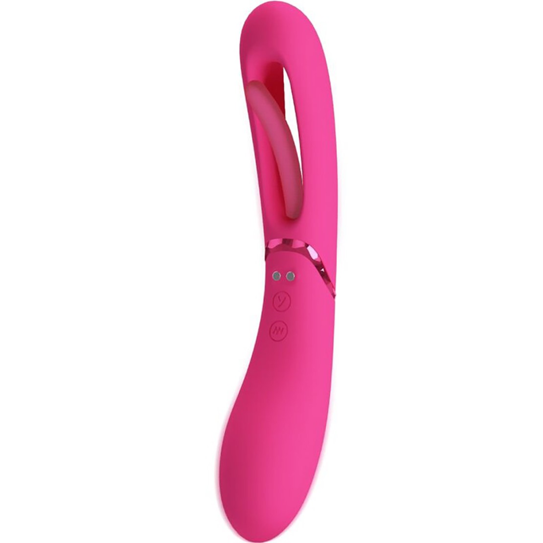 VIBRATORE DOPPIO USO VAGINALE SEX TOY CON...