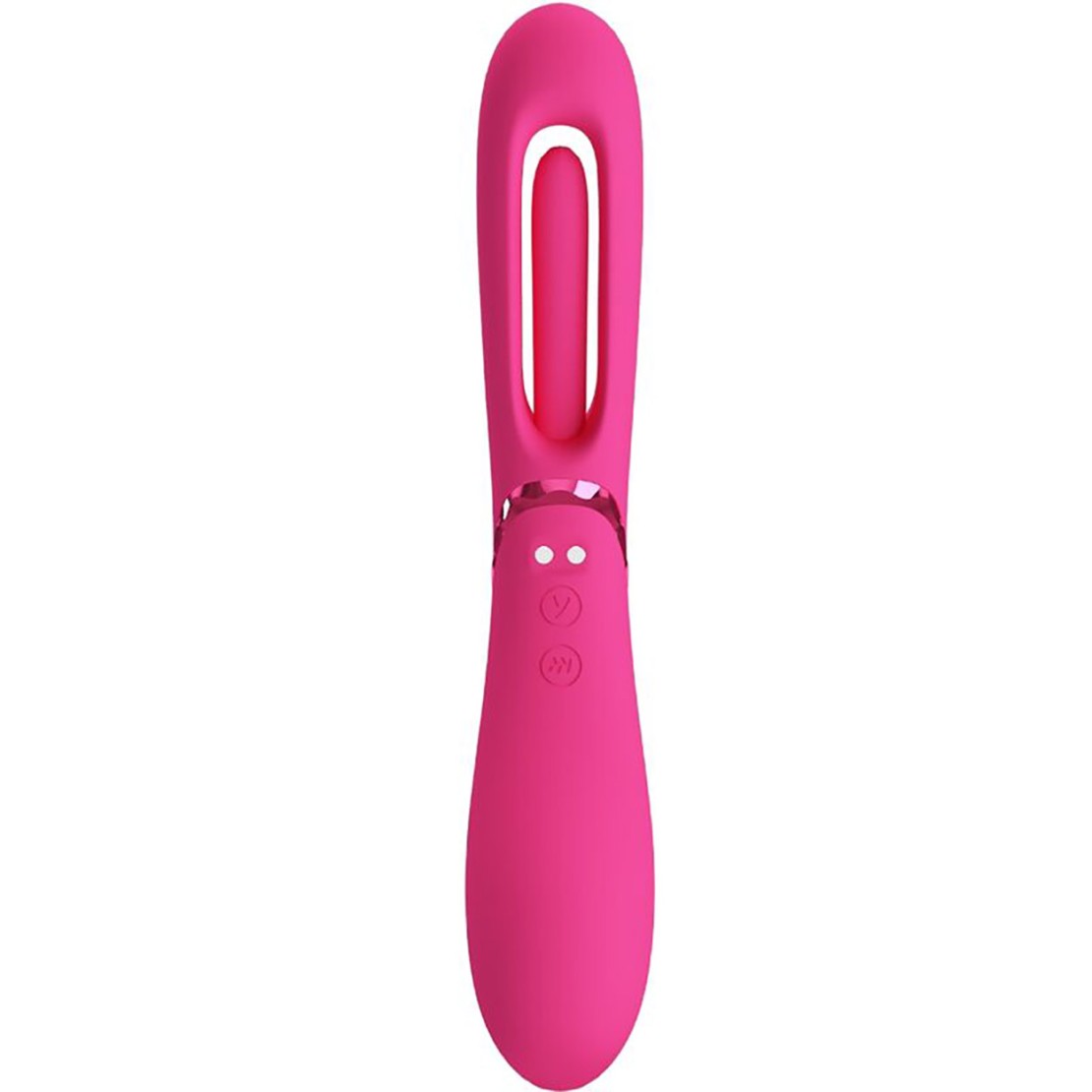 VIBRATORE DOPPIO USO VAGINALE SEX TOY CON...