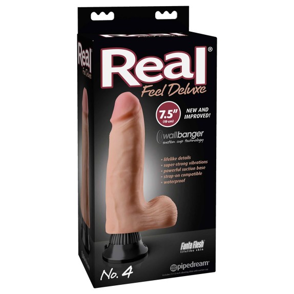VIBRATORE MORBIDO REAL FEEL DELUXE 19 CM CARNE