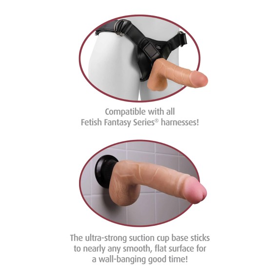 SEX TOY-VIBRATORE MORBIDO REAL FEEL DELUXE 19 CM CARNE