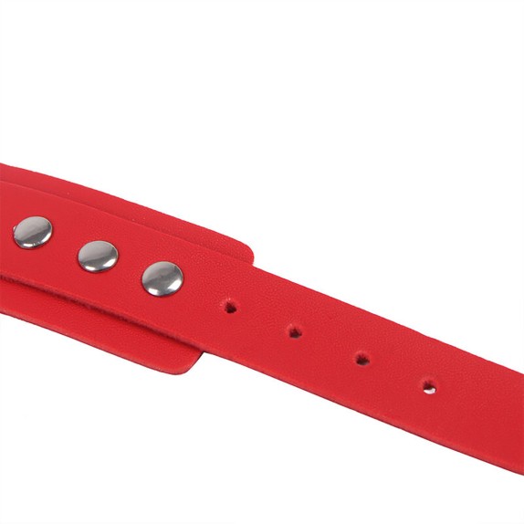 HARNESS PER GLUTEI ROSSO CON INCROCIO E MANETTE REGOLABILE SUBBLIME