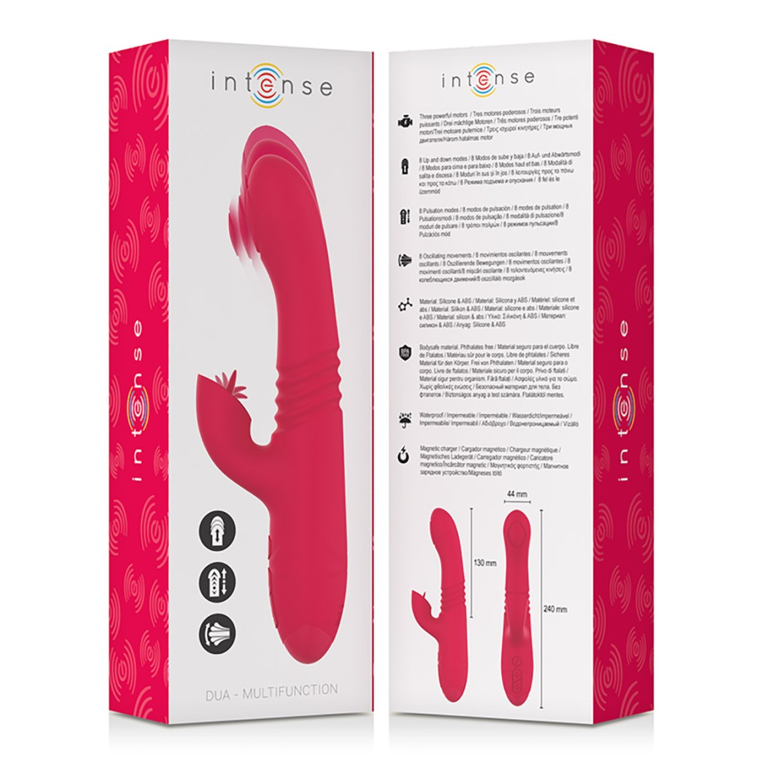 VIBRATORE RABBIT SEX TOY PER DONNA SU E GIU'...