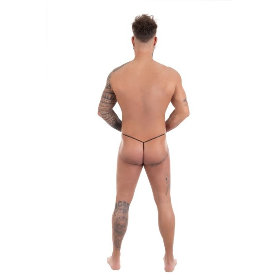 MINI STRING PER UOMO TRASPARENTE CON RIGHE VERTICALI EROS VENEZIANI