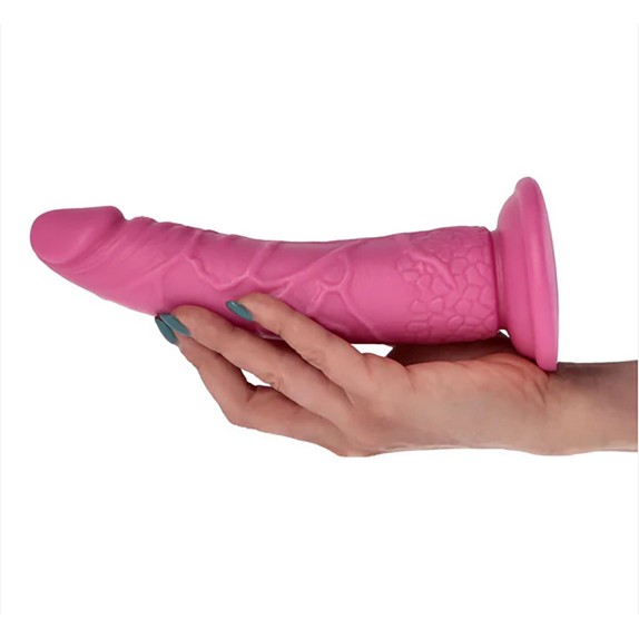 FALLO REALISTICO IN PVC CON VENATURE E VENTOSA CLEMENTE 21CM