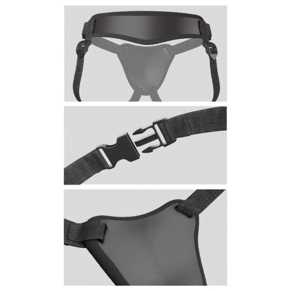 MUTANDINA STRAP-ON CON BASE PER VENTOSA E CUSCINETTO BODY DOCK ELITE