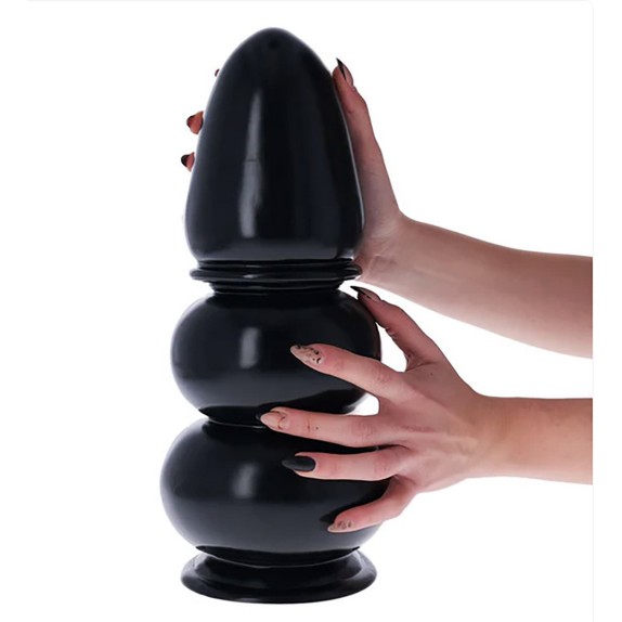 NAMBUNG PLUG ANALE A FORMA DI BOMBA CON SFERE E VENTOSA EXTREME
