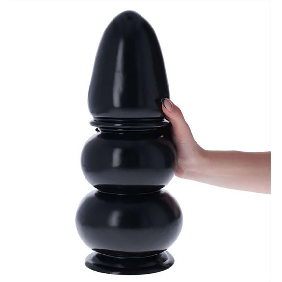 NAMBUNG PLUG ANALE A FORMA DI BOMBA CON SFERE E VENTOSA EXTREME