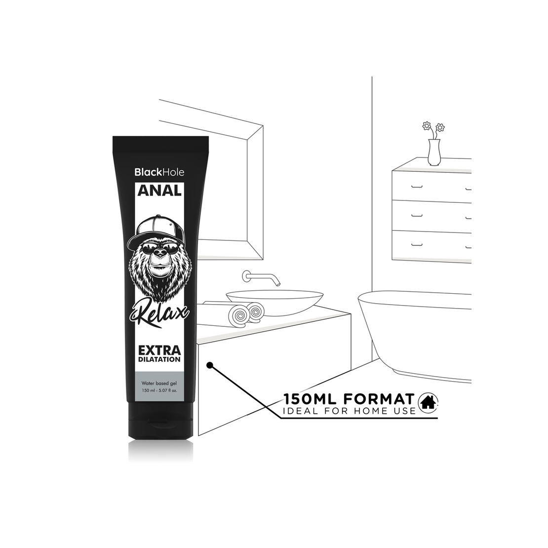 LUBRIFICANTE ANALE A BASE D'ACQUA GEL...