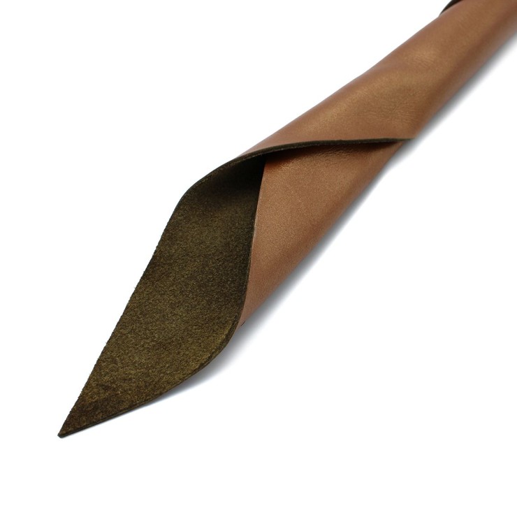 FRUSTA IN PELLE BRONZE LEATHER SULTAN WHIP 83 CM 2