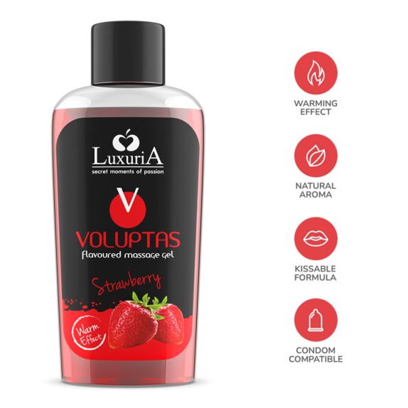 OLIO ALLA FRAGOLA COMMESTIBILE PER SEXY MASSAGGIO 100 ML