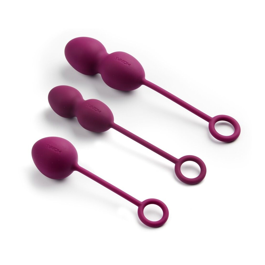 SET 3 PALLINE VAGINALI IN SILICONE CON PESI...