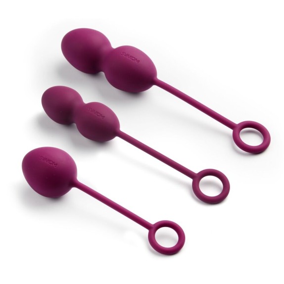PALLINE VAGINALI KEGEL IN SILICONE CON PESO AUTOVIBRANTI NOVA SVAKOM