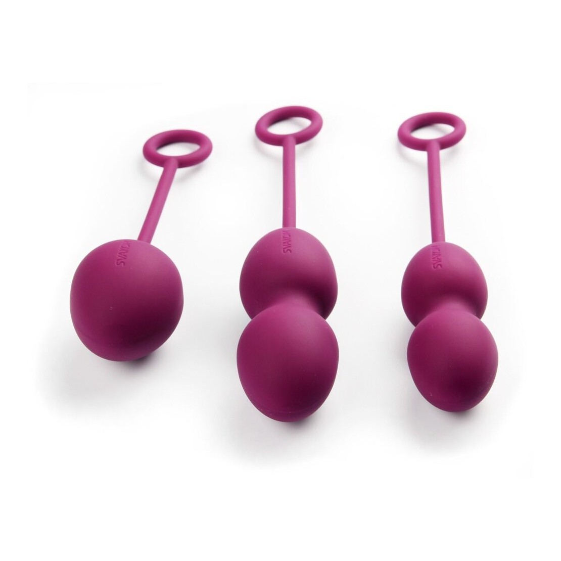 SET 3 PALLINE VAGINALI IN SILICONE CON PESI...
