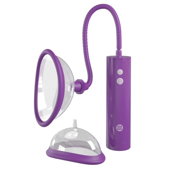 POMPA AUTOMATICA PER VAGINA SEX TOY RICARICABILE CON DUE COPPE IN DUE DIMENSIONI PLEASURE PUMP KIT