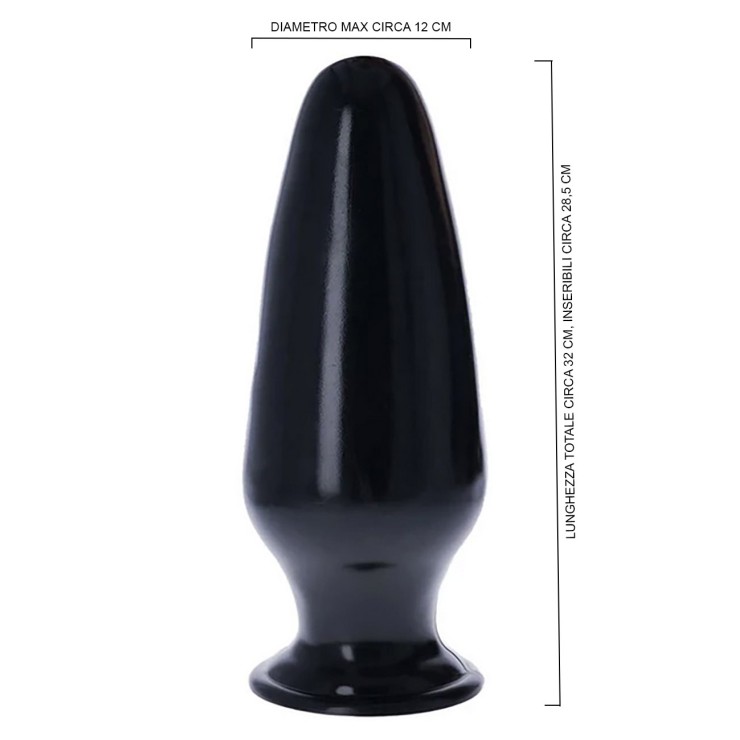 GRANDI DIMENSIONI PLUG ANALE DI FORMA OVALE IN PVC CON... 2