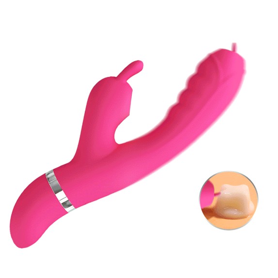 VIBRATORE RABBIT SEX TOY PER DONNA CON SUZIONE E VIBRAZIONE CON LINGUA PHOENIX