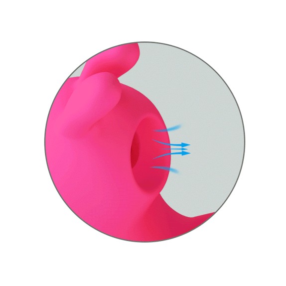 VIBRATORE RABBIT SEX TOY PER DONNA CON SUZIONE E VIBRAZIONE CON LINGUA PHOENIX