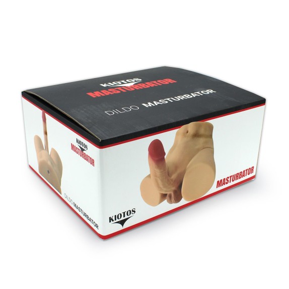MASTURBATORE SUPER REALISTICO MEZZO BUSTO UOMO CON DILDO