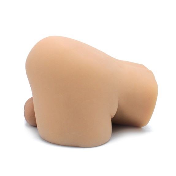 MASTURBATORE REALISTICO COMPATTO CON PENE & VAGINA E ANO PENETRABILI