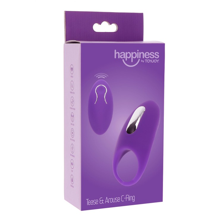 ANELLO VIBRANTE PER IL PENE CON TELECOMANDO WIRELESS PER...