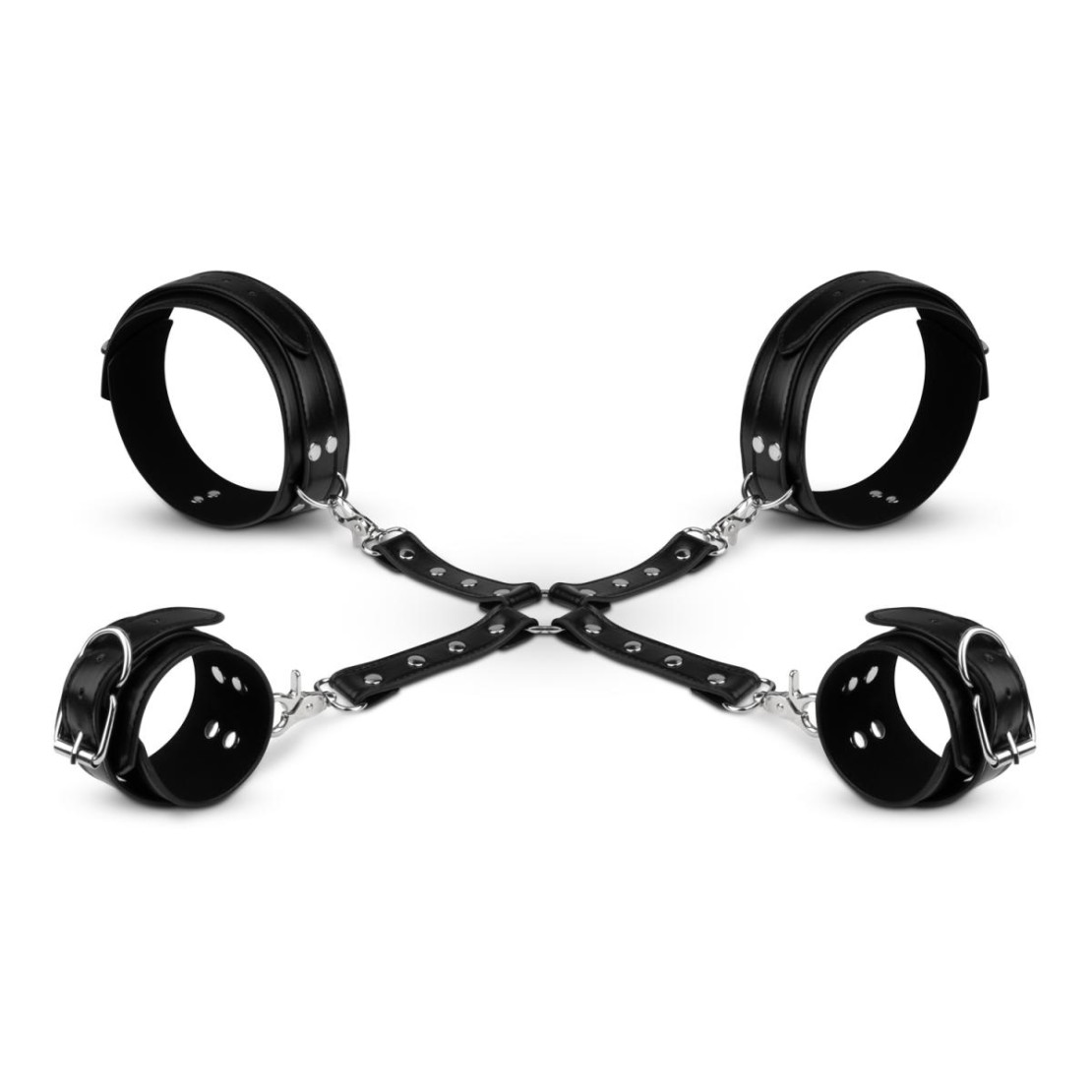 COSTRITTIVO BDSM CON MANETTE PER POLSI E COSCE...