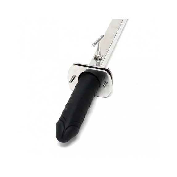 BARRA DIVARICATRICE CON FORMA A "T" CON ATTACCHI CAVIGLIERE E DILDO RIMBA