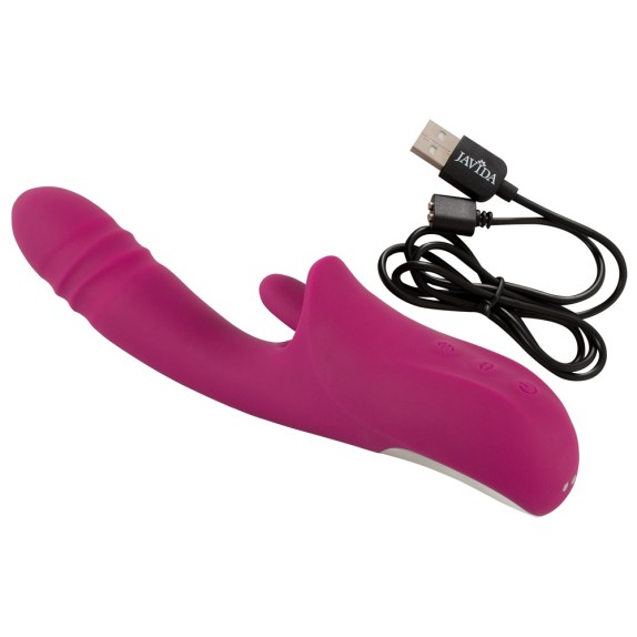 RABBIT SEX TOY CON MOVIMENTO SU E GIÙ & LECCA CLITORIDE CON VIBRAZIONE