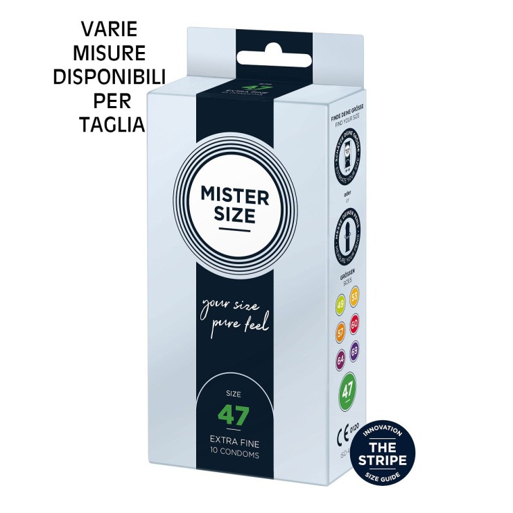 PROFILATTICI PER TAGLIA MISTER SIZE 10 PZ CON MISURA PER...