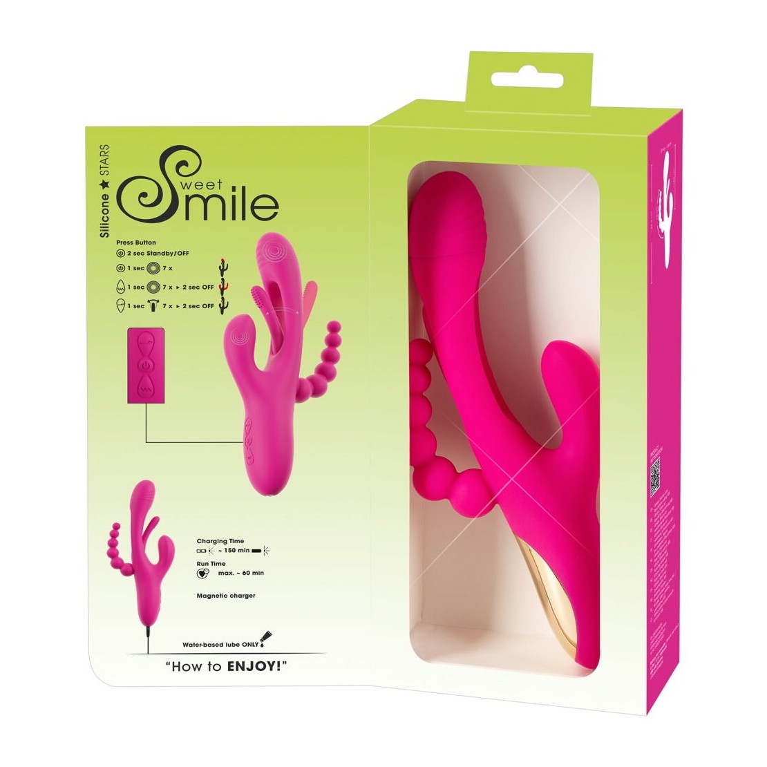 SEX TOY 3IN1 PER DONNA LINGUA INTERNA CON...