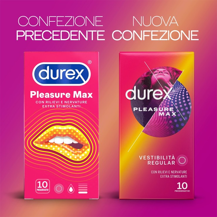 OFFERTA DUREX: PROFILATTICI PLEASURE MAX CONFEZIONE 10 PEZZI 2