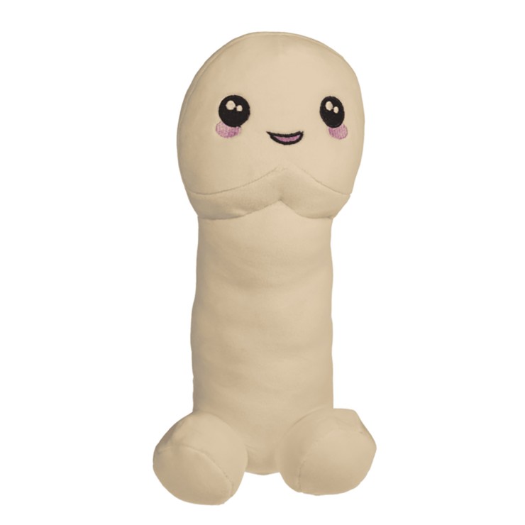 PELUCHES MORBIDO A FORMA DI PENE LUNGO 30 CM CON SMILE...