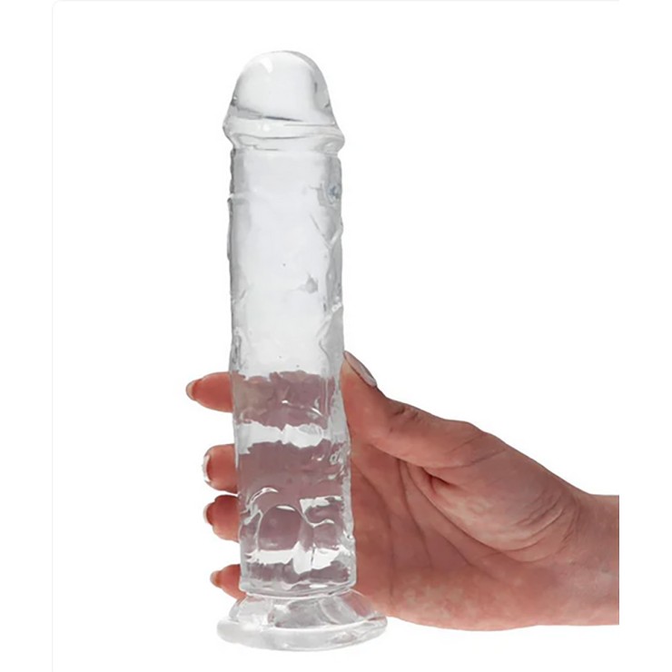 DILDO REALISTICO CLEAR FLAVOUR IN TPR TRASPARENTE...