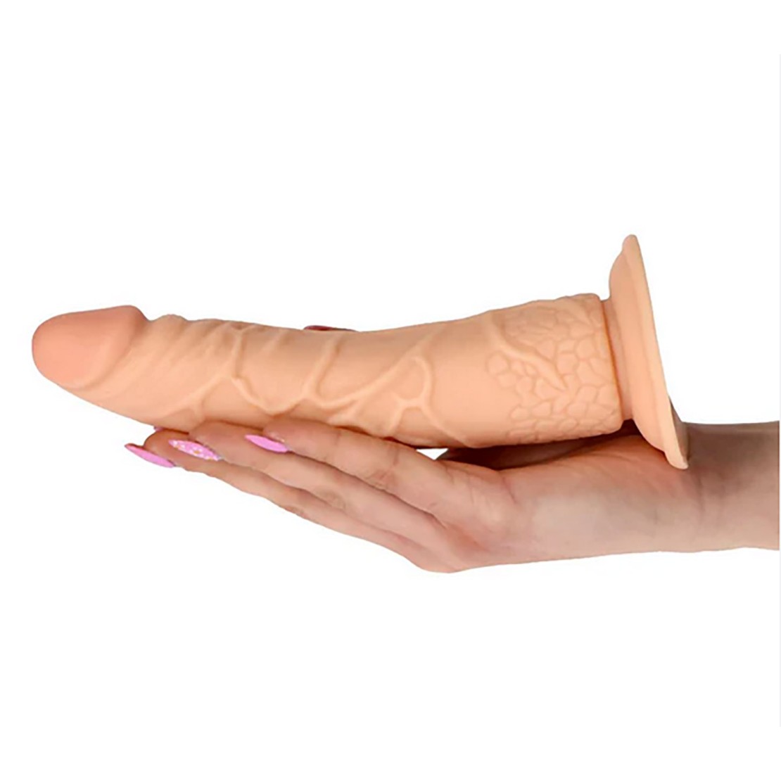 DILDO REALISTICO CON VENTOSA IN PVC COLOR CARNE...