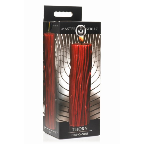 CANDELA ROSSA PER GIOCHI SADOMASO IN CERA DI PARAFFINA THORN DRIP CANDLE
