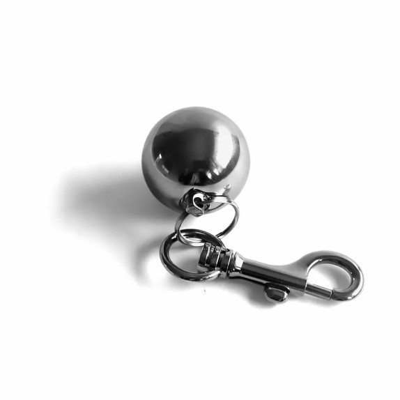 PESO A SFERA CON GANCIO SEX TOY IN ACCIAIO INOSSIDABILE VARIE MISURE