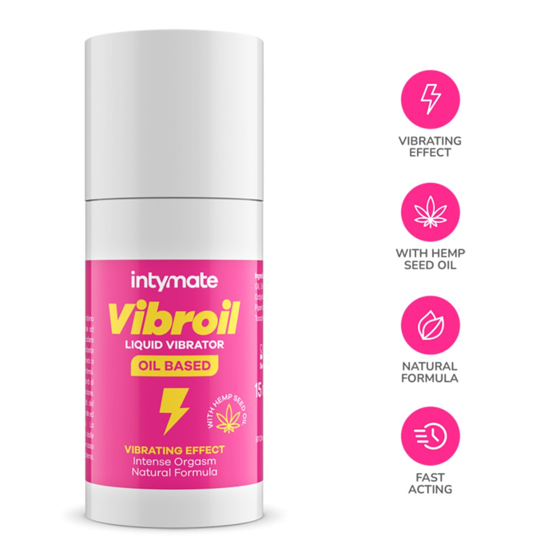 OLIO INTIMO STIMOLANTE EFFETTO VIBRANTE DONNA E...