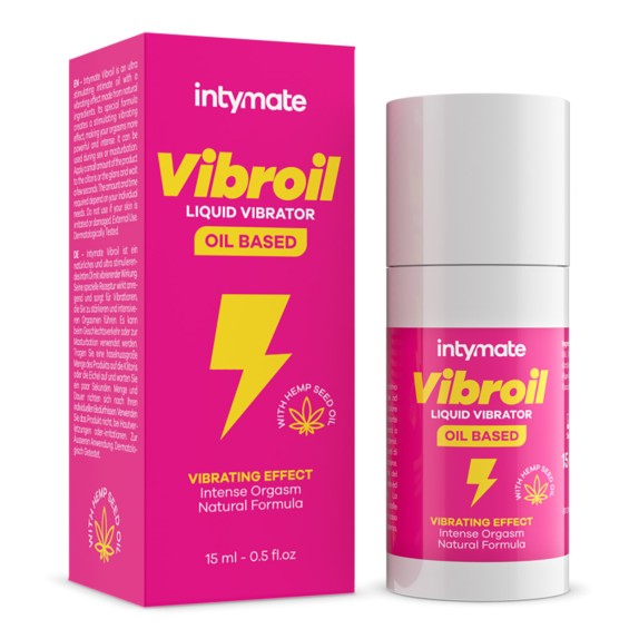 OLIO INTIMO STIMOLANTE EFFETTO VIBRANTE DONNA E UOMO 15 mL VIBROIL