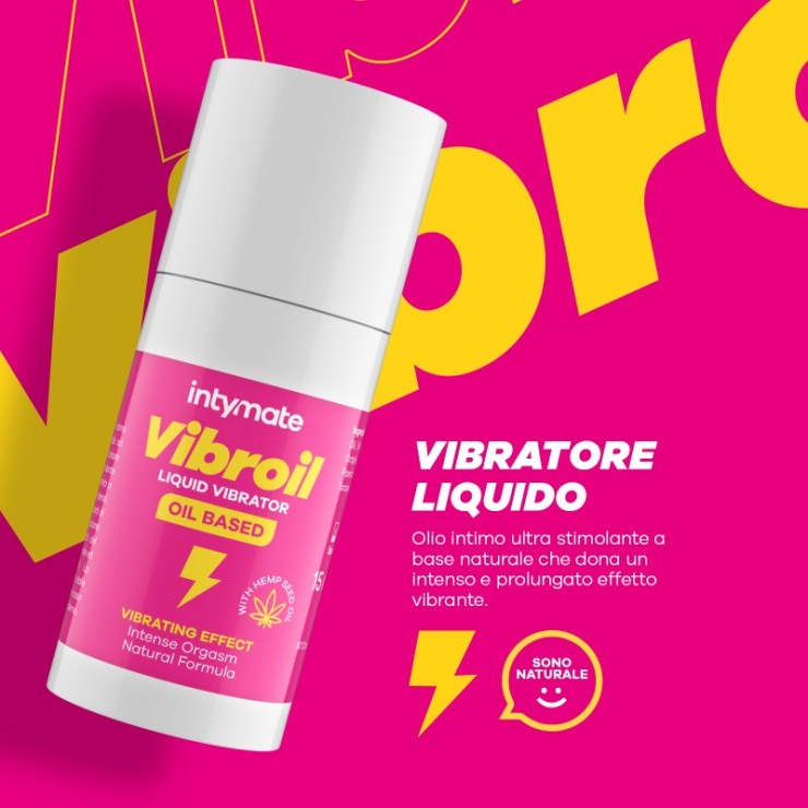 OLIO INTIMO STIMOLANTE EFFETTO VIBRANTE DONNA E UOMO 15...