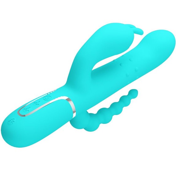 VIBRATORE RABBIT CON PALLINE ANALI E MOVIMENTO TWINKELED TENDERNESS