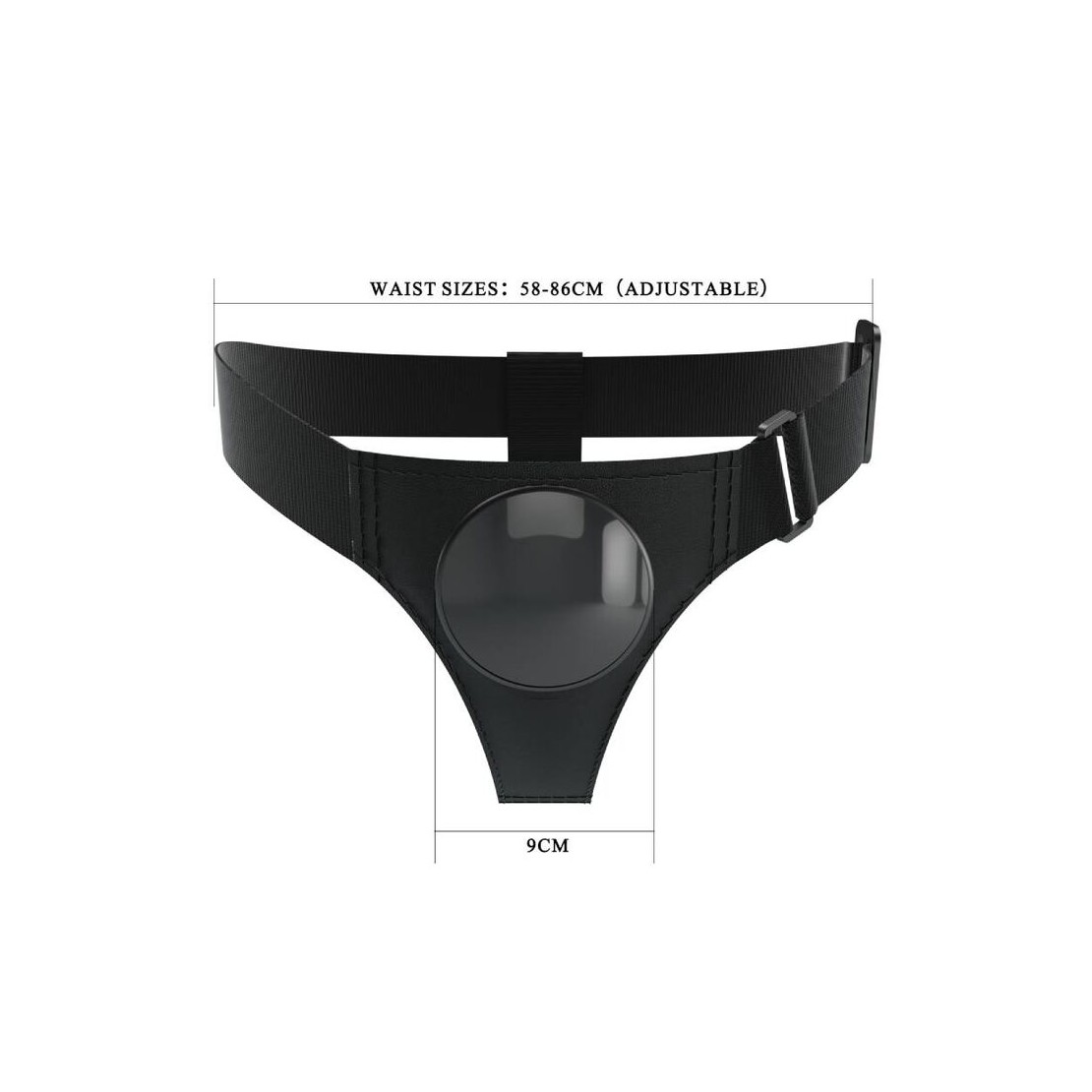 MUTANDINA PER STRAP-ON REGOLABILE CON VENTOSA...