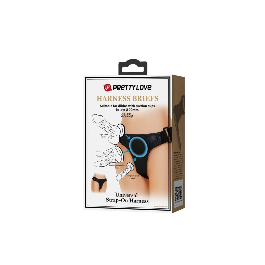 MUTANDINA PER STRAP-ON REGOLABILE CON VENTOSA...