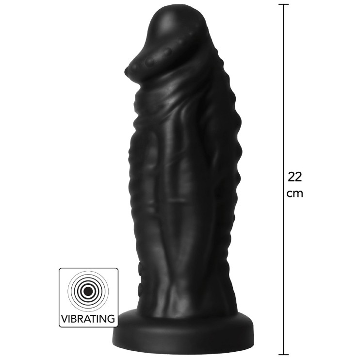 copy of DILDO NERO VIBRANTE DI SILICONE MORBIDO CON... 2