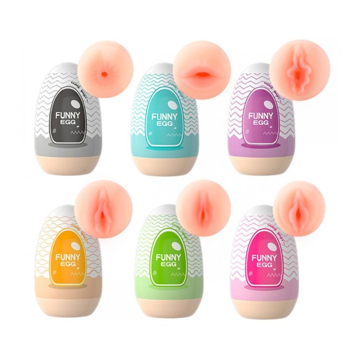 OVETTO FUNNY EGG MASTURBATORE PICCOLO PER UOMO EXTRA...