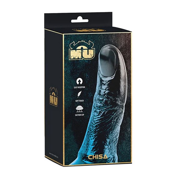 copy of DILDO A POLLICE REALISTICO IN PVC NERO CON VENTOSA THUMBS UP CHISA