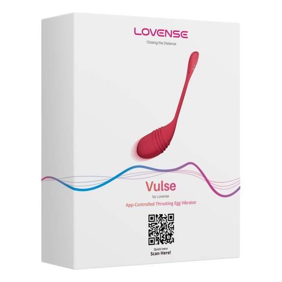 OVETTO VAGINALE PUNTO G CON VIBRAZIONE E MOVIMENTO A SPINTA VULSE LOVENSE